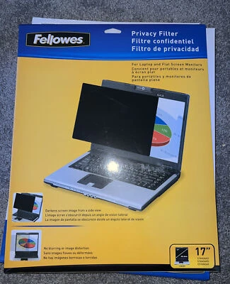 Fellowes, Monitor Privacy Screen, 17",  CRC48003, or, 865497,  UPC  043859541478 - Image 1 of 3