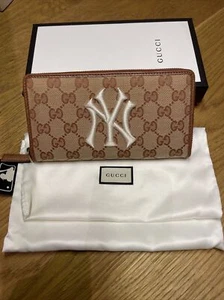 Neu Original Gucci NY Yankees Geldbörse Portmonnaie Wallet Herren Monogramm - Bild 1 von 3