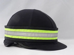 GELB HI VIZ FLUORESZIERENDES MÜTZENBAND - MIT REFLEKTIERENDEM STREIFEN - Bild 1 von 1