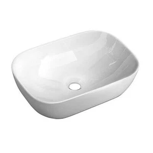Della Francesca Ceramic Bathroom Basin Vanity Sink Oval Above Counter Top Mount - Picture 1 of 5