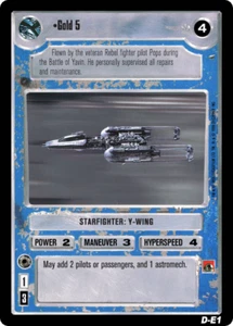 Star Wars CCG Limited Premiere BB M/NM Gold 5 - Picture 1 of 1