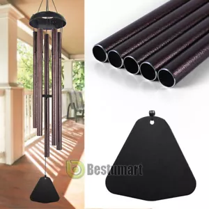 Wind Chimes Large Deep Tone Chapel Bells 6 Tubes Outdoor Garden Home Decor Gift - Picture 1 of 62