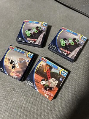 4 Boxes MAKE-IT BLOCKS Race Car & Crane BRAND NEW, - Image 1 of 3