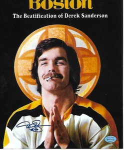 Derek Sanderson Boston Bruins foto autografata firmata 8x10 coa FTA 2 - Foto 1 di 1