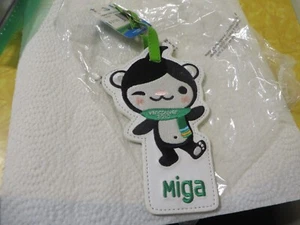 2010 Vancouver Winter Olympics Embroidered "Miga" Luggage Tag, Unused - Picture 1 of 3