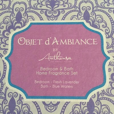 Authousa Objet d' Ambiance Fresh Lavender & Blue Waters Fragrance Diffusers - Image 1 of 4