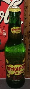 KICKAPOO JOY JUICE GET THAT KICK 12 OUNCE GLASS BOTTLE - Picture 1 of 3