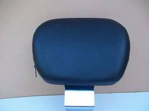 "Chrome" YAMAHA Roadliner Driver Backrest w/ Black Pad - Picture 1 of 2