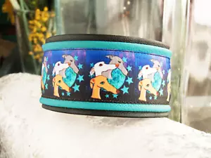Windhundhalsband Hundehalsband Greyhound collar Galgo Barsoi Whippet lurcher gh1 - Bild 1 von 6