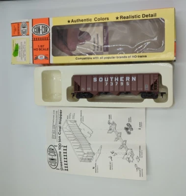 HO  Con-Cor 001-009304 12 Panel 100 Ton Southern73795 Coal Hopper RTR - Image 1 of 4