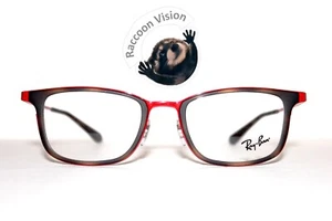 Ray-Ban RB6373M 2959 AUTHENTISCHE HAVANA ROTE BRILLE RX 52-20-145 MM BRANDNEU - Bild 1 von 7