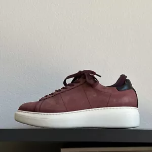 Greats Brooklyn Schuhe Damen Größe 9,5 kastanienbraun Wildleder Freizeit Turnschuhe Made in Italy - Bild 1 von 12