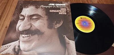 Jim Croce Photographs & Memories His Greatest Hits Embossed ABC Records Vinyl LP - Image 1 of 4