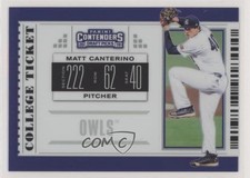 2019 Panini Elite Extra Edition College Ticket Holo Matt Canterino #CT-MC