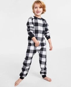 Family Pajamas Matching Toddler, Little & Big Kids Check Printed Pajamas 1-Pc... - Picture 1 of 3