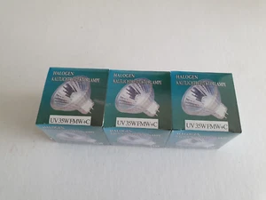 3 x Halogen Kaltlichtreflektorlamen 51mm UV 35W GU5,3 FMW+C Neu+OVP - Bild 1 von 2