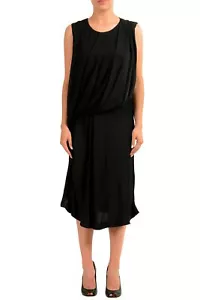 Viktor & Rolf Black Sleeveless Women's Sheath Dress US L IT 44 - Picture 1 of 4