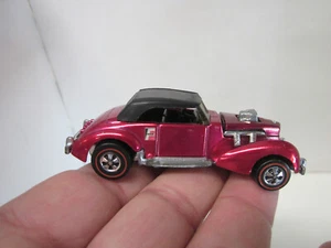 HOT WHEELS REDLINE CLASSIC CORD * RARE ROSE COLOR * NEAR MINT CAR ! AWESOME - Picture 1 of 8