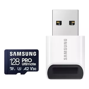 Original Samsung PRO Ultimate microSDXC Memory Card 128GB Card Reader MB-MY128SB - Picture 1 of 7