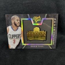 Chris Paul 2015-16 Panini Black Gold Team Emblems SSP Case Hit 