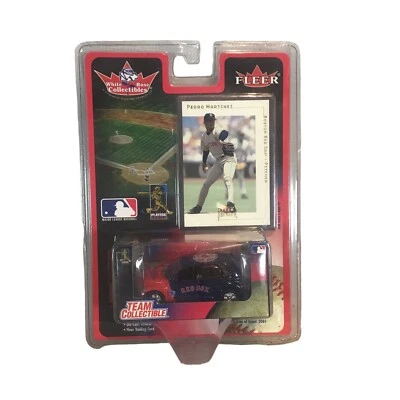  Vintage MLB Pedro Martinez Card And Diecast Vehicle Red Sox NIP 2001 - Image 1 of 4