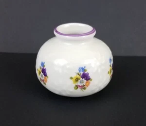 Vintage Miniature Porcelain Round 2.25" Vase Reutter Porzellan West Germany - Picture 1 of 6