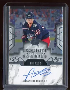 2019-20 Exquisite Collection Platinum Rookie Signature Alexandre Texier 163/199 - Foto 1 di 1