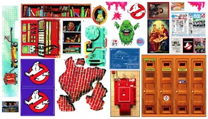 GHOSTBUSTERS REPRO DECAL STICKER FOR KENNER FIREHOUSE, ECTO I & ECTO II, DIAMOND - Picture 1 of 2