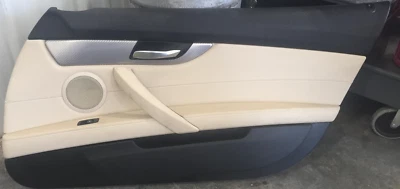 2013 BMW Z4 Front Right Passenger Side Door Trim Panel Black/Tan, Power Foto 1 de 4