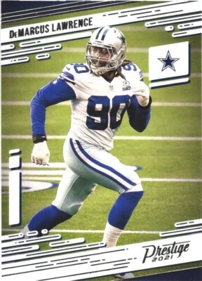 2021 Panini Prestige Football # 12 DeMarcus Lawrence Dallas Cowboys - Image 1 of 2