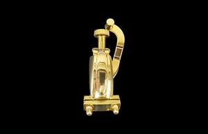 DFP SNARE DRUM STRAINER THROW OFF SDS-3(BR) BRASS PLATING DRUM HARDWARE - Picture 1 of 3