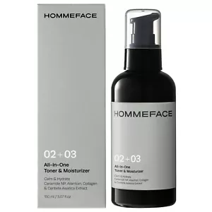 HOMMEFACE Skincare All-In-One Facial Toner & Moisturizer for Men, 5.07 fl. oz - Picture 1 of 5