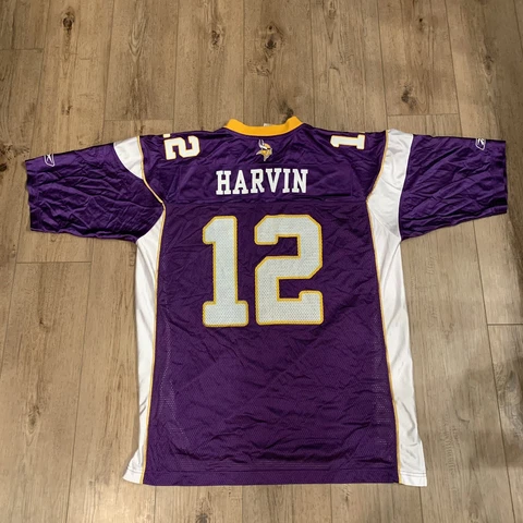 Vintage Minnesota Vikings Percy Harvin Reebok Jersey size XL Cover