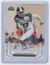 2015 Leaf Draft Autographs Kurtis Drummond Football Card #BA-KD1