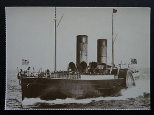 Isle of Man Steam Packet Ship P.S. PRINCE OF WALES (c1897) c1980 RP Postcard - Picture 1 of 2