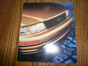 Lexus GS LS ES SC330 SC400 Verkaufsprospekt 1995 - Bild 1 von 3
