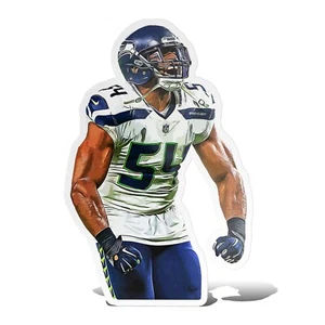 Pegatina brillante Bobby Wagner Seattle Seahawks vinilo laminado, autoadhesivo - Imagen 1 de 7