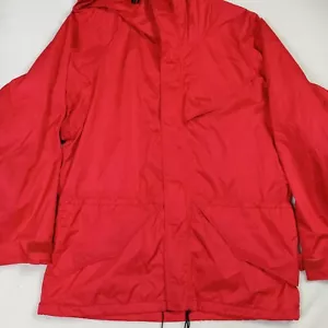 Vtg Marmot Goretex Jacket Red Windbreaker Size L - Picture 1 of 11