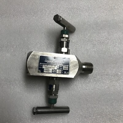 NEW⚡️👀 Anderson Greenwood M25VIS-46 Block & Bleed Gauge Valve 3/4" FNPT 1" MNPT - Image 1 of 4