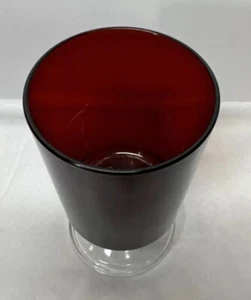 LVintage Luminarc France Verrerie D’Arques Ruby Red Stems - Picture 1 of 5