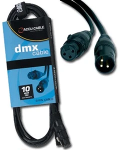American DJ AC3PM5PFM 3-Pin Male Xlr To 5-Pin Female Xlr Cable Dufoil Copper - Picture 1 of 1