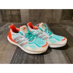 KID'S Adidas SIZE 4Y UltraBoost 5.0 DNA J White Mint Rush GZ3997 NEW - Picture 1 of 11