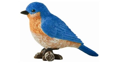 Figura Bluebird Coleccionable Observador de Pájaros Regalo - Relleno de Medias de Vacaciones Foto 1 de 4