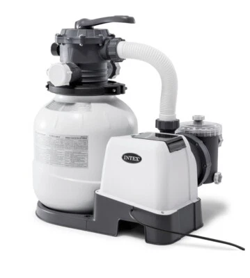 Intex 2100 GPH Above Ground Pool Sand Filter Pump with Automatic Timer - Image 1 of 4