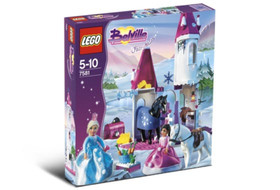 LEGO Belville Fairy-Tale Girl Set 7581 Winter Royal Horse Stables Princess 