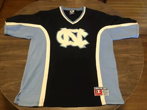 Vintage North Carolina Tar Heels Large Champion Basketball Shooting Shirt Jersey - Picture 1 of 8