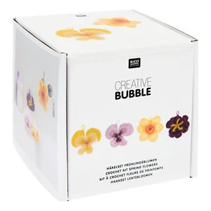 Juego de ganchillo Rico Design Creative Bubble "Flores de primavera" - Imagen 1 de 12