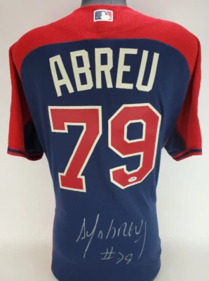 Camiseta deportiva Majestic Coolbase 2014 All Star Game firmada/autografiada por José Abreu (PSA) Foto 1 de 4