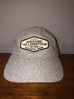 Снаряжение для спорта винтажный Йеллоустоун национальный парк шерсти полиэстер шляпа - Изображение 1 из 3