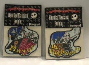 DISNEY NIGHTMARE BEFORE CHRISTMAS- HAUNTED MANSION HOLIDAY SEW PATCH~THE MAYOR.+ - Picture 1 of 1